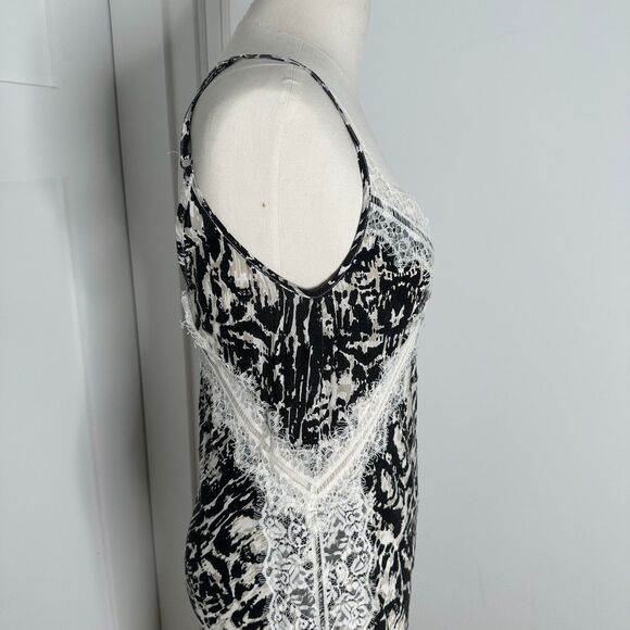 Suboo Abstract Lace Slip Dress | Midi Slip Dress Size 4 AU8 UK8 Lingerie Look - Picture 3 of 14